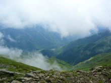 Rila mountain ridge